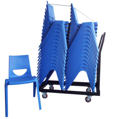 en one school chair with trolley